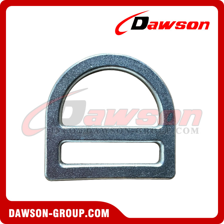 DSJ-3027 Outdoor Climb Fall Protection Stamped D-Ring, Sheet Steel D Ring for Polyester Web Lanyard