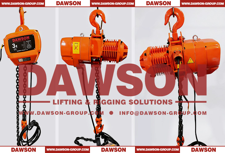 DS-HB03-01 3T Electric Chain Hoist with Hook, 3000kg Heavy Duty Electric Hoist, Lifting Tools & Equipment - Dawson Group Ltd. - China Manufacturer, Supplier