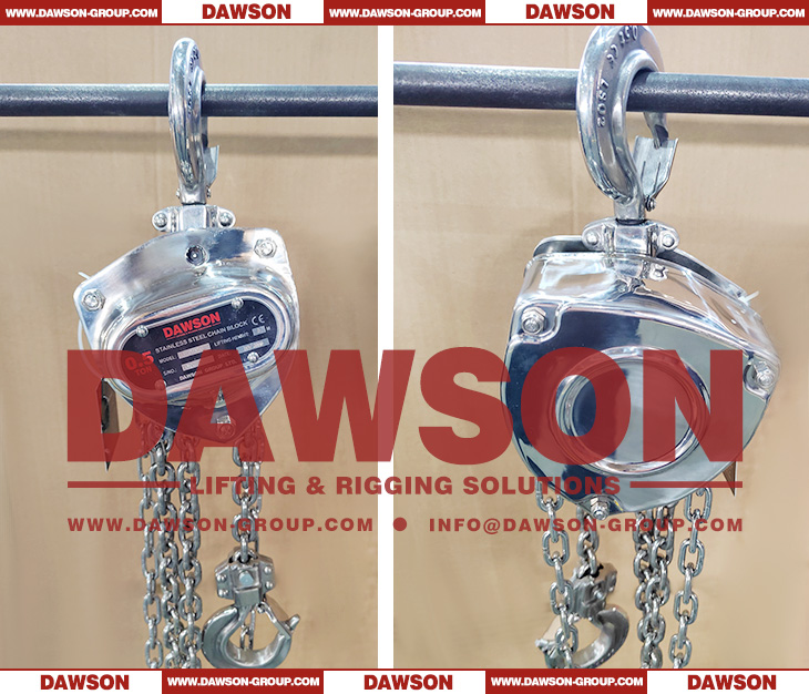 DS-ST-C Stainless Steel Chain Hoist, SS Chain Block, Manual Chain Hoist - Dawson Group Ltd. - China Manufacturer, Supplier