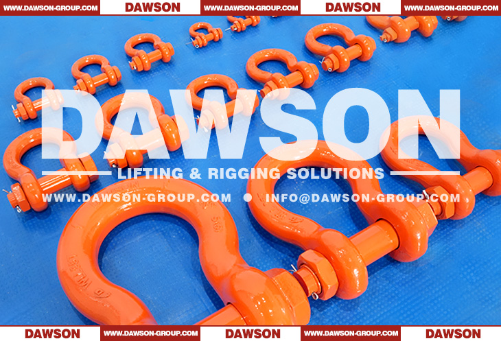 US Type DG2130 Bow Shackle with Safety Pin, S6 Bolt Type Anchor Shackle - Dawson Group Ltd. - China Supplier