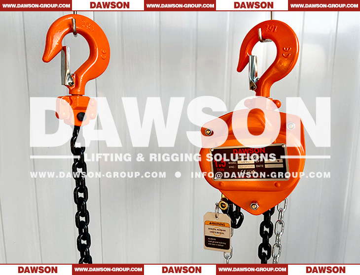 DSVC 1.5T Manual Chain Block for Lifting Goods - Dawson Group Ltd. - China Manufacturer, Supplier, Factory