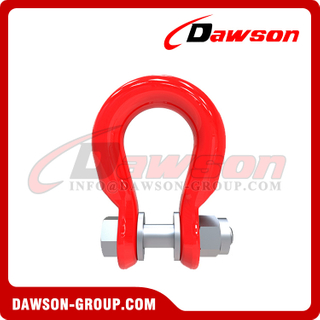 DS887 Forged Super Alloy Steel Special Bow Shackle for Wire Rope Lifting Slings