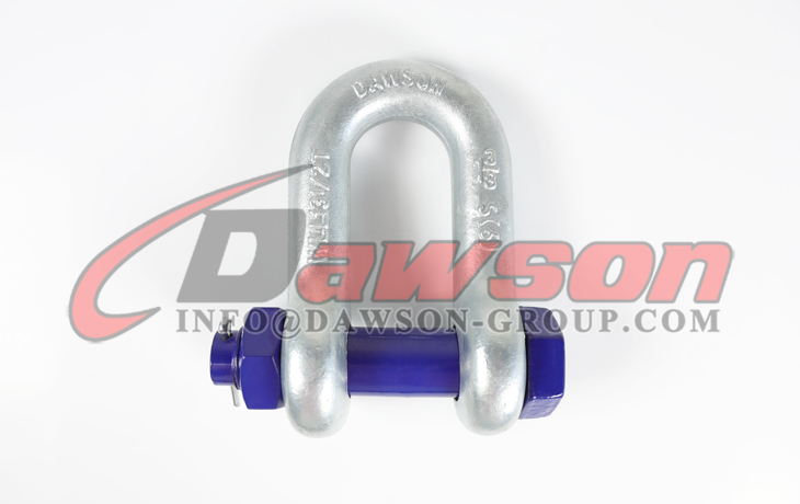 Hot Dip Galvanized US Type DG2150 Chain Shackle with Safety Pin, S6 Bolt Type Dee Shackle - Dawson Group Ltd. - China Manufacturer, Supplier, Factory