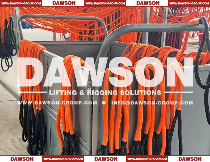 DAWSON Energy Rope Truck SUV Tow Rope, Vehicle Recovery Rope, Towing Rope, Kinetic Recovery Rope, Nylon Fiber with Protection Webbing - Dawson Group Ltd. - China Supplier, Factory