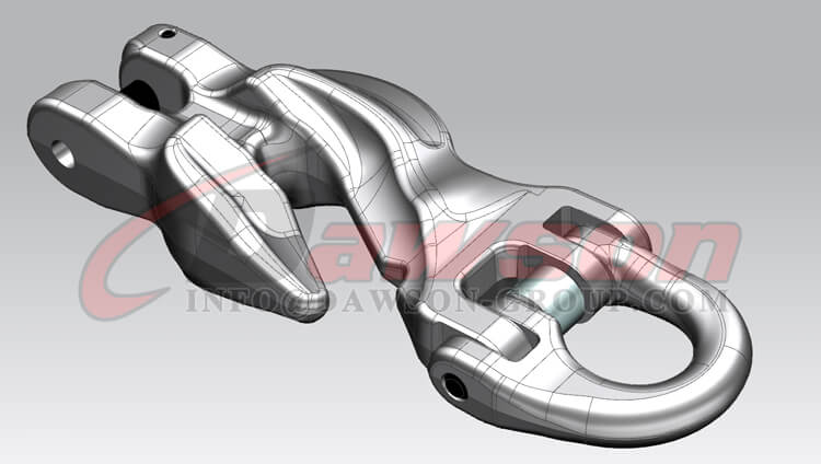 DS81080 G80 Grade 80 Forged Alloy Steel Connecting Link with Clevis ...