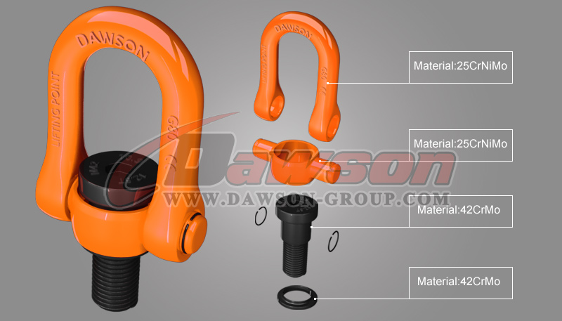 G80 Metric Thread Swivel Hoist Ring - China Supplier