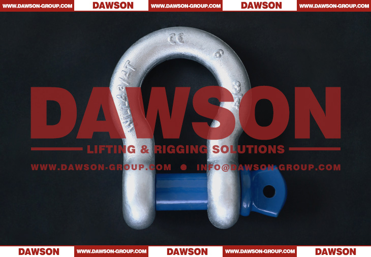 DAWSON US Type Bow Shackle with Screw Pin, S6 High Strength Screw Pin Anchor Shackle - Dawson Group Ltd. - China Manufacturer, Factory