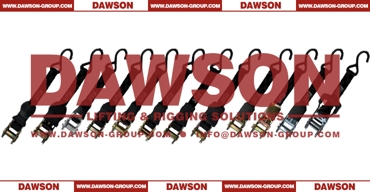 DAWSON 1&times;15 Ratchet Tie Down Strap Set for Cargo Securing - Dawson Group Ltd. - China Supplier, Factory