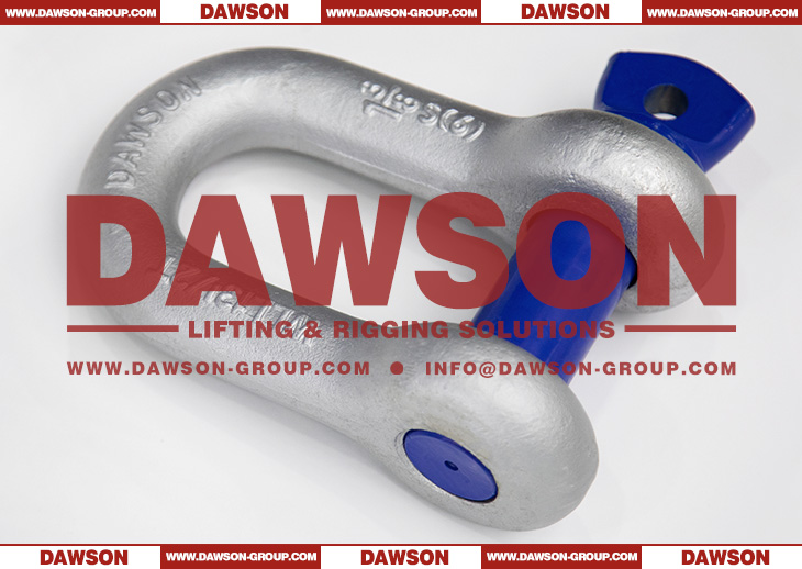 DAWSON Hot Dip Galvanized US Type DG210 Chain Shackle with Screw Pin, High Strength S6 Screw Pin Dee Shackle - Dawson Group Ltd. - China Manufacturer, Supplier