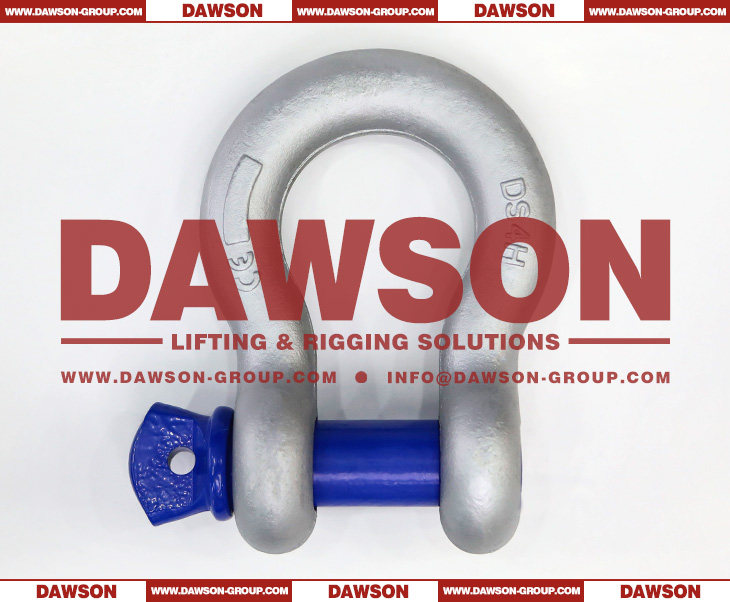 DAWSON Hot Dip Galvanized US Type DG209 Bow Shackle with Screw Pin, S6 High Strength Screw Pin Anchor Shackle - Dawson Group Ltd. - China Manufacturer