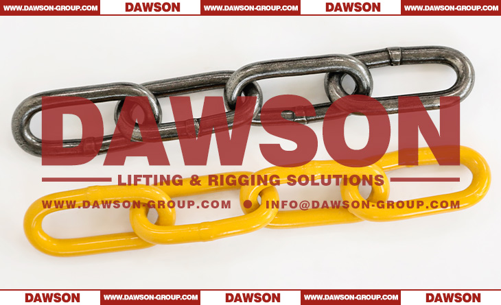 Grade 80 7-28MM Fishing Long Link Chain Black Painted Steel Welded G80 Fishing Chain - Dawson Group Ltd. - China Supplier