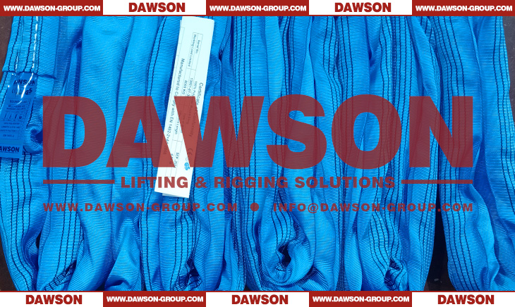 WLL 8T Polyester Round Slings, Lifting Slings - Dawson Group Ltd. - China Manufacturer, Supplier