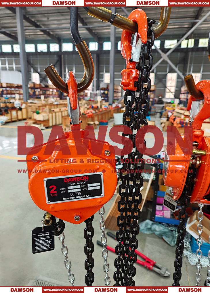 DSVC 0.5T - 50T Heavy Duty Chain Block for Lifting Goods - Dawson Group Ltd. - China Manufacturer, Supplier, Factory
