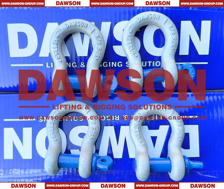 Dawson Brand Hot Dip Galvanized US Type DG209 Bow Shackle with Screw Pin, S6 High Strength Screw Pin Anchor Shackle - Dawson Group Ltd. - China Manufacturer
