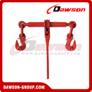 G80 Ratchet Binder with G80 Eye Grab Hook with Safety Pin to EN 12195-3, Grade 80 Ratchet Type Load Binder with Eyes
