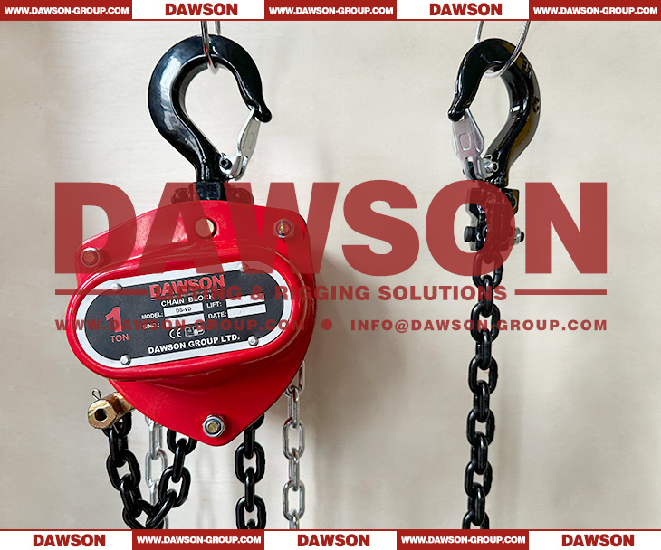 DSVD 1T Manual Chain Block, Chain Hoist for Construction Site - Dawson Group Ltd. - China Manufacturer, Supplier, Factory