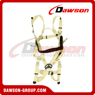 Fireproof, Acid- and Alkali-Resistant Safety Harness, Fire Retardant, Heat Resistant, Chemical Resistant, Anti-Static Aramid Safety Harness