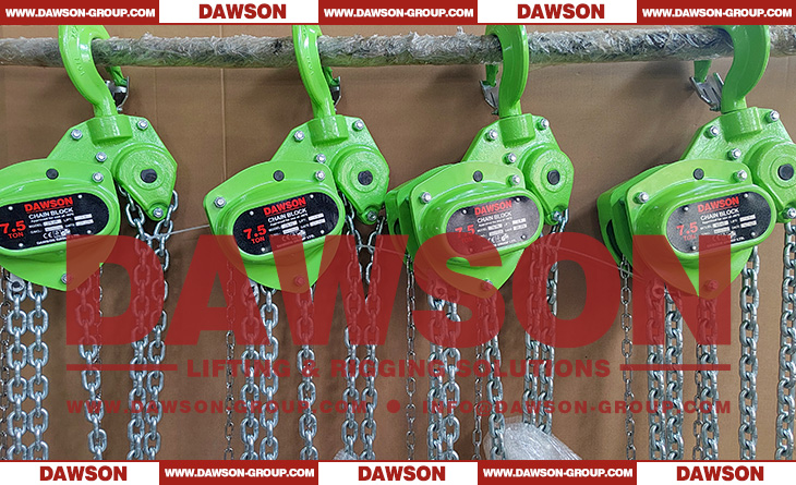 DAWSON Low Temperature Performance Manual Chain Block Hoist with Galvanized Rud Chain - Dawson Group Ltd. - China Manufacturer, Factory