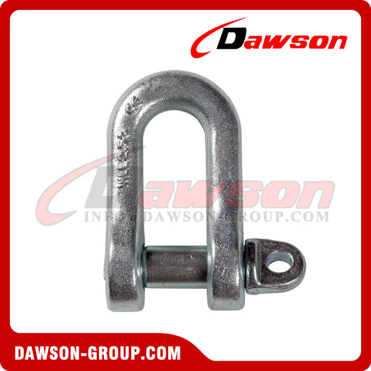 DIN-shackle with slotted pin