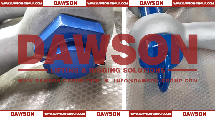 DG2160 WLL 125T Alloy Steel Bolt Type Wide Body Shackle for Synthetic Web Slings, Synthetic Round Slings or Wire Rope Slings - Dawson Group Ltd. - China Manufacturer, Supplier, Factory