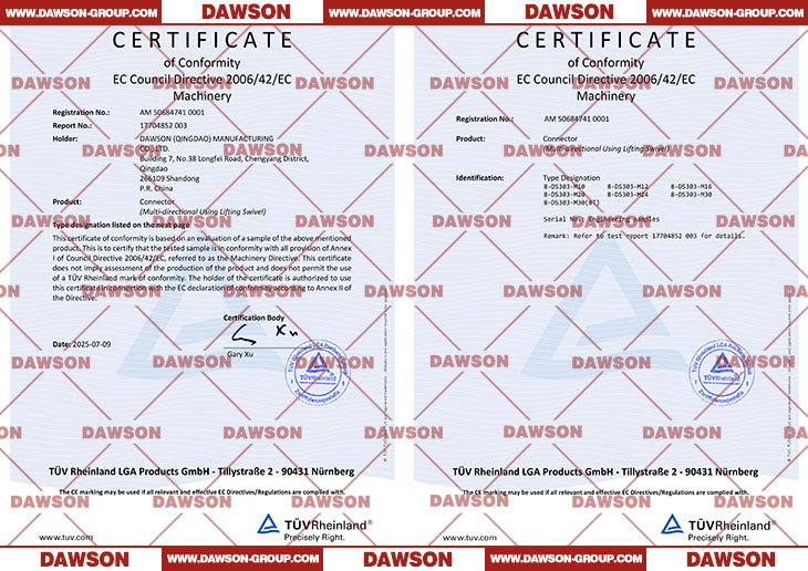 DS303 G80 Multi-Directional Using Lifting Screw Point with TUV CE Certificate - Dawson Group Ltd. - China Manufacturer, Supplier, Factory