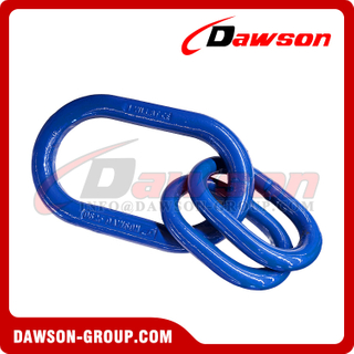 DS1035 G100 US Type Forged Alloy Steel Master Link Assembly, Grade 100 Master Link Sling Fittings for Chain Slings & Wire Rope Slings