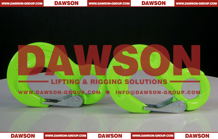 DS1003 G100 Forged Eye Sling Hook with Latch for Chain Slings, Forged Eye Slip Hook - Dawson Group Ltd. - China Manufacturer, Supplier