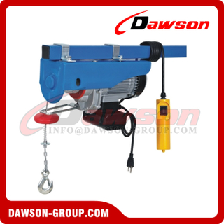 DS400C 12M Mini Electric Hoist with Clamps, Electric Wire Rope Hoist Type C