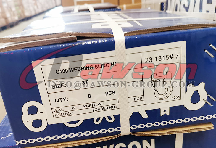 DS1055 G100 WLL 1-6T Web Sling Hook, Synthetic Alloy Round Sling Hook - Dawson Group Ltd. - China Manufacturer, Supplier