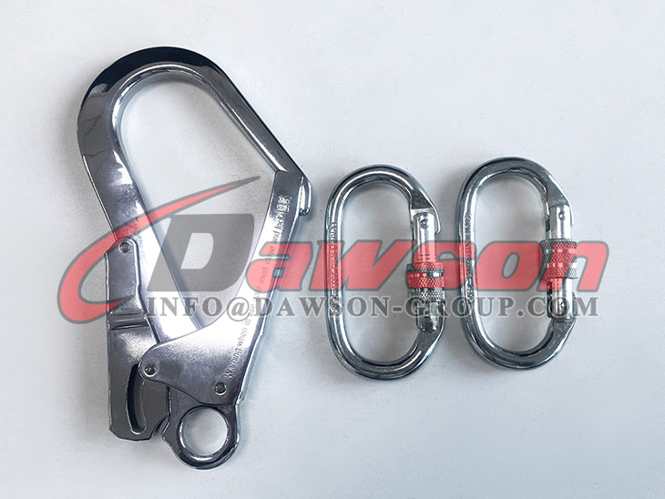 DSJ1131 Full Body Safety Harness Steel Carabiner, OShaped Steel