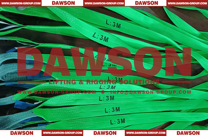 WLL 2 Ton 2000kg Polyester Webbing Slings - Lifting Slings - Dawson Group Ltd. - China Manufacturer, Supplier