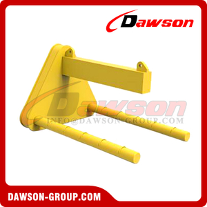 Adjustable Retractable Spreader with Double Wire Coils and Balanced Hook for Slings Plate Spreaders