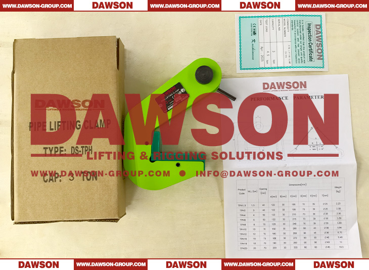 DS-TPH Type Pipe Plate Clamp for Horizontal Lifting and Transporting - Dawson Group Ltd. - China Manufacturer Supplier, Factory