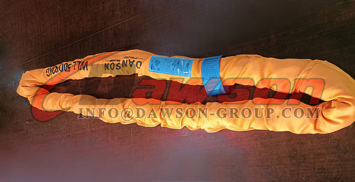 WLL 50T 50000kg Polyester Round Slings, Heavy Duty Endless Round Lifting Slings - Dawson Group Ltd. - China Manufacturer, Factory