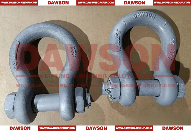 Dawson Brand WLL 17Ton Hot Dip Grey Galvanized US Type DG2130 Bow Shackle with Safety Pin - Dawson Group Ltd. - China Manufacturer, Supplier, Factory