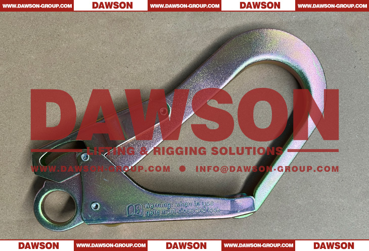 DSJ-2031 Climbing Harness Full Body Harness Fall Protection Steel Snap Hook, Forged Steel Safety Scaffold Hook - Dawson Group Ltd. - China Factory