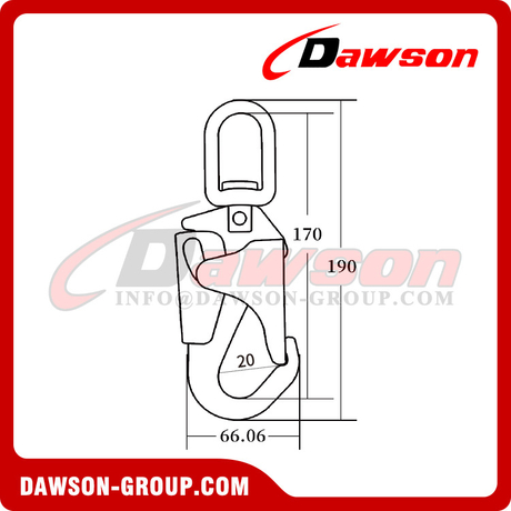 DSJ-2042 Climbing Swivel Survival Steel Snap Hook, Heat Treated Safety Snap  Hooks - Dawson Group Ltd. - China Manufacturer, Supplier, Factory