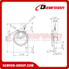 DS-HW Series 0.5kg - 7kg Micro Spring Balancer Optional with Self-locking Device