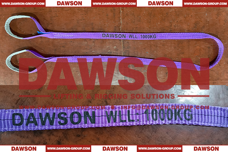 DAWSON WLL 1 Ton 1000KG Webbing Sling EN1492-1 Lifting Slings - Dawson Group Ltd. - China Manufacturer, Supplier, Factory