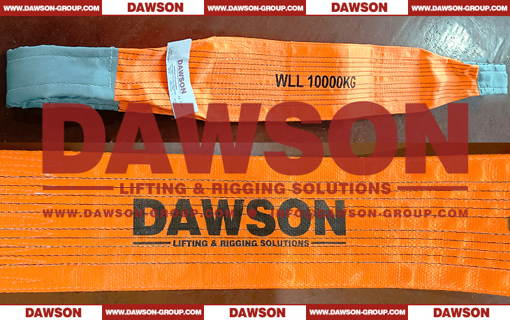DAWSON WLL 10 Ton Webbing Sling ISO4878 Lifting Slings - Dawson Group Ltd. - China Manufacturer, Supplier, Factory