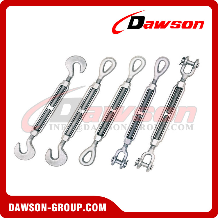 American Type Turnbuckle General Eye and Eye, Hook and Hook, Hook and Eye, Jaw and Jaw, Jaw and Eye