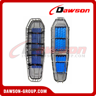 DS-BS001 Stainless Steel 304 Split-apart Taper Stretcher, SS Mummy Stretcher Basket Stretcher