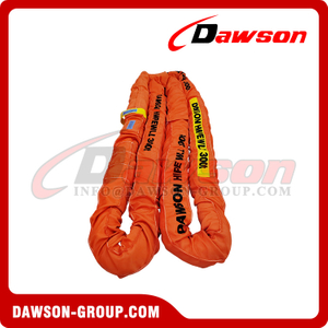 DAWSON × TYSONNEEMA WLL 5-2000T HMPE/UHMWPE Synthetic Fiber Heavy Duty Round Lifting Slings, Ultra-high Molecular Weight Polyethylene Endless Round Slings