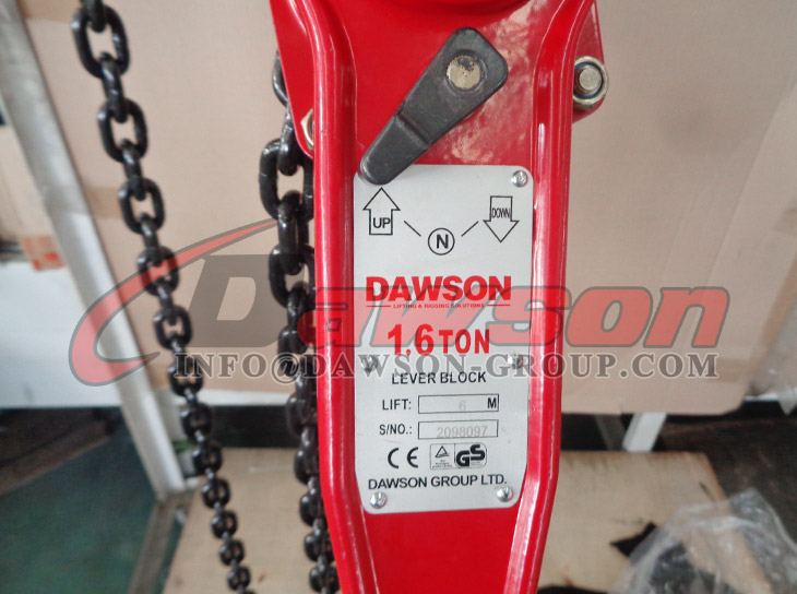 DSVP Type Manual Lever Block, Lever Hoist for Lifting - Dawson Group Ltd. - China Manufacturer, Supplier, Factory