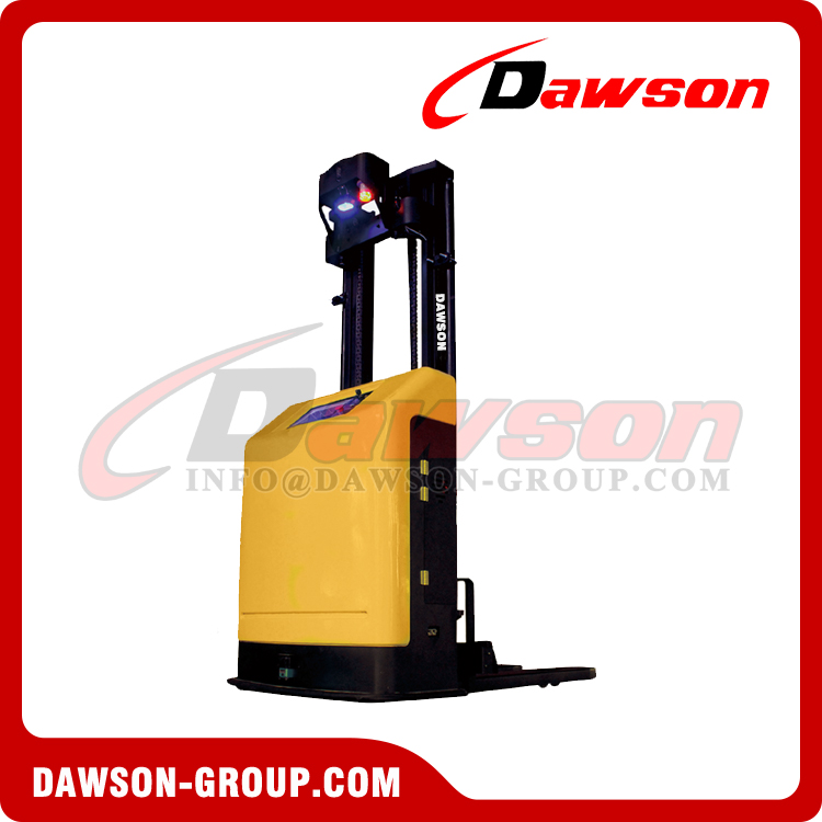 DAWSON Automated Electric Pallet Truck AGV Forklift with Support Legs, AGV Material Handling Electric Pallet Stacker