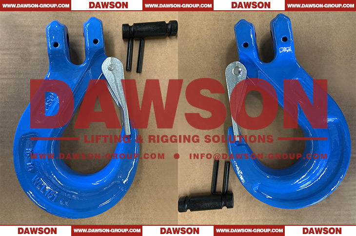 DAWSON DS1004 G100 6-22MM Clevis Sling Hook with Safety Latch for Chain Sling Fitting - Dawson Group Ltd. - China Manufacturer, Supplier, Factory