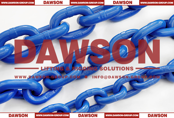 G100 Grade 100 EN818-2 High Level Strength Round Alloy Steel Lifting Chain for Hoist - Dawson Group Ltd. - China Factory, Supplier, Manufacturer