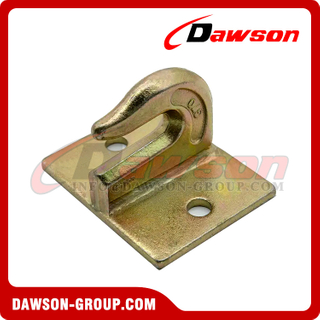  DS-PT039S G70 Bolt-on Forged Grab Hook Mount with Backer Plate, Grade 70 Weld-on Hooks