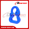 DS1079 G100 Special Coupling Connecting Link, Grade 100 Forged Alloy Steel Chain Connector Chain Link for Lashing