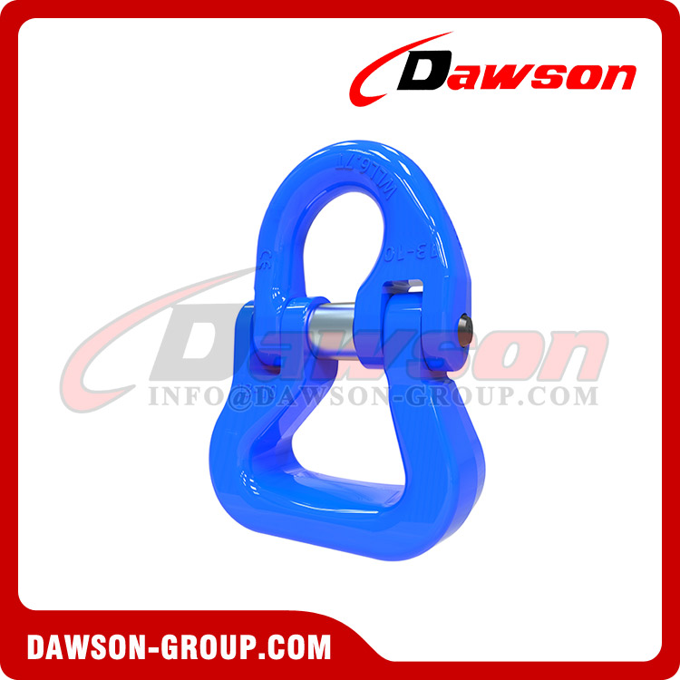 DS1079 G100 13MM Special Coupling Connecting Link, Grade 100 Forged Alloy Steel Chain Connector Chain Link for Lashing